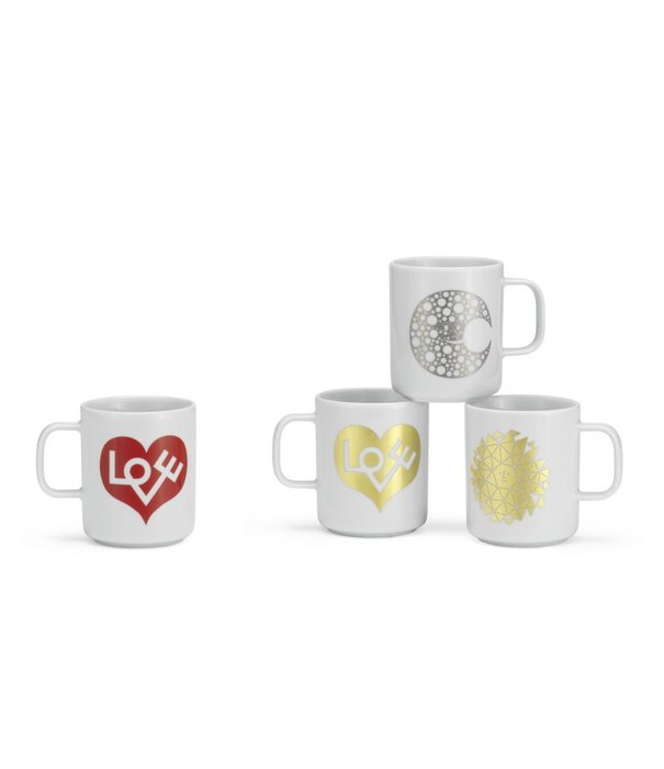 Vitra  Vitra Koffiemok Love Heart , gold