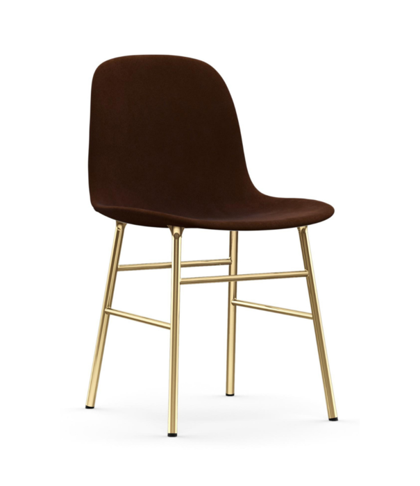 Normann Copenhagen  Normann Copenhagen -Form chair upholstered - brass base