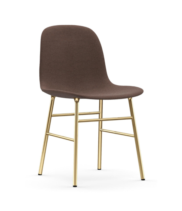 Normann Copenhagen  Normann Copenhagen -Form chair upholstered Steelcut Trio - brass base