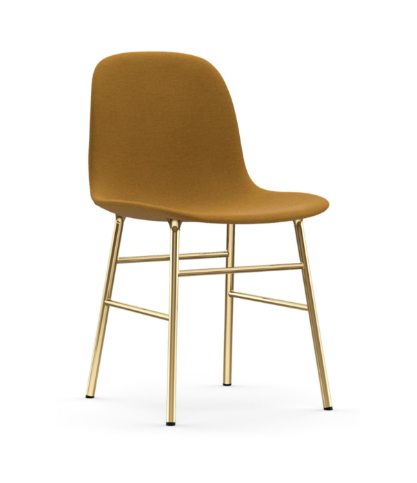 Normann Copenhagen  Normann Copenhagen -Form stoel  gestoffeerd Steelcut Trio - messing poten