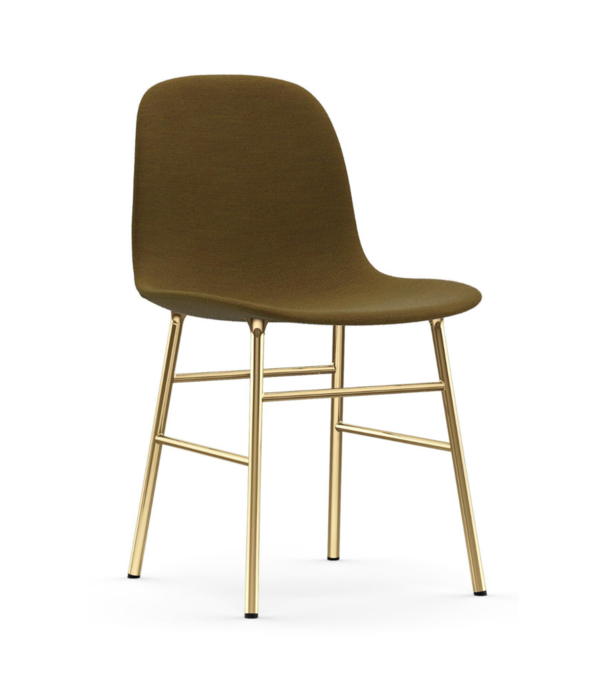 Normann Copenhagen  Normann Copenhagen -Form chair upholstered Steelcut Trio - brass base