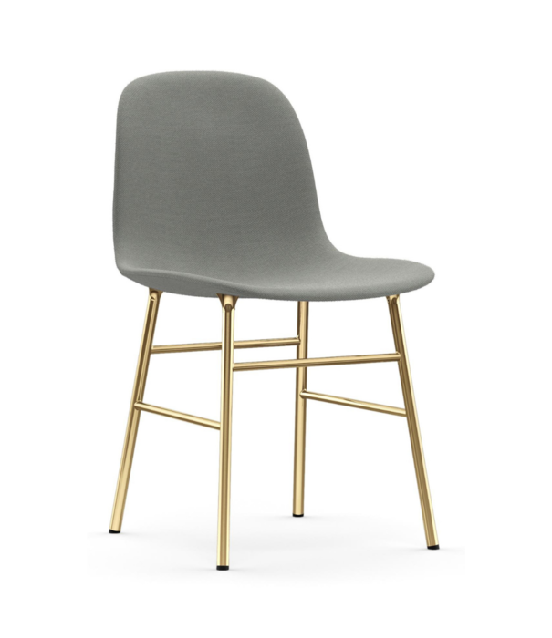 Normann Copenhagen  Normann Copenhagen -Form stoel  gestoffeerd Steelcut Trio - messing poten