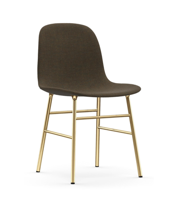 Normann Copenhagen  Normann Copenhagen -Form chair upholstered Remix - brass base