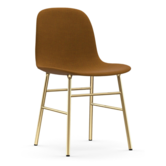 Normann Copenhagen -Form chair upholstered Remix - brass base