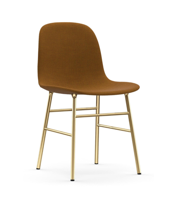 Normann Copenhagen  Normann Copenhagen -Form stoel  gestoffeerd Remix - messing poten