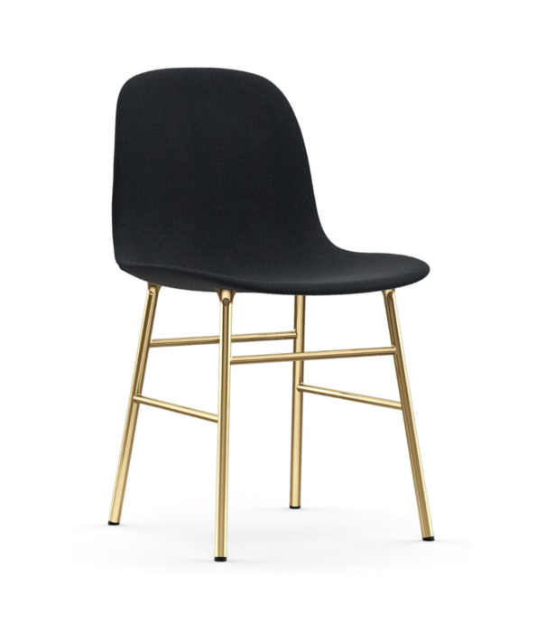 Normann Copenhagen  Normann Copenhagen -Form chair upholstered Remix - brass base