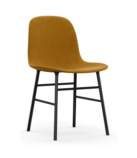 Normann Copenhagen -Form stoel  gestoffeerd - stalen poten