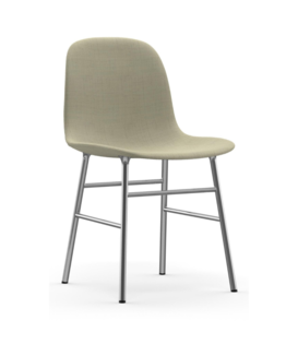 Normann Copenhagen -Form stoel  gestoffeerd - chroom poten