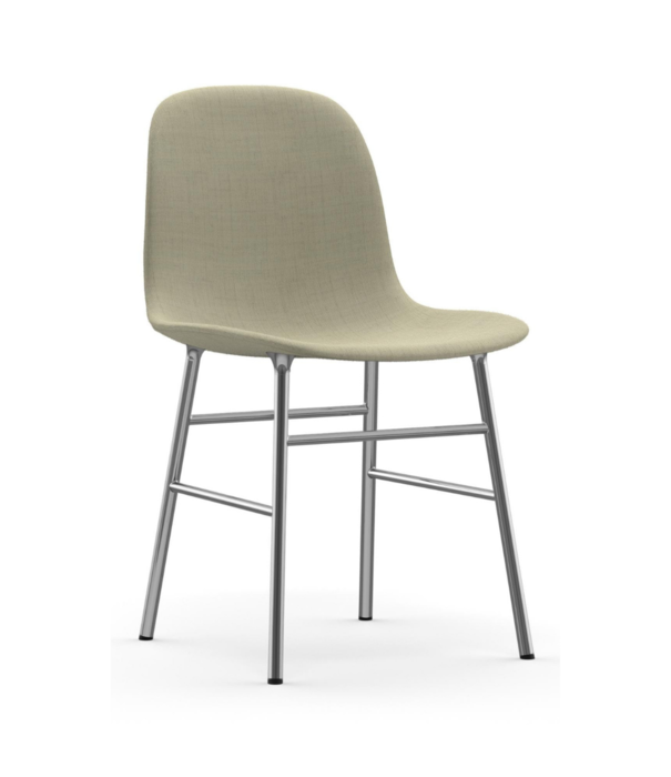 Normann Copenhagen  Normann Copenhagen -Form chair upholstered - chrome base