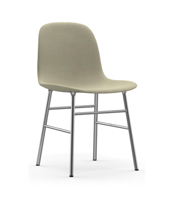 Normann Copenhagen  Normann Copenhagen -Form stoel  gestoffeerd - chroom poten