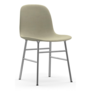 Normann Copenhagen -Form stoel  gestoffeerd - chroom poten