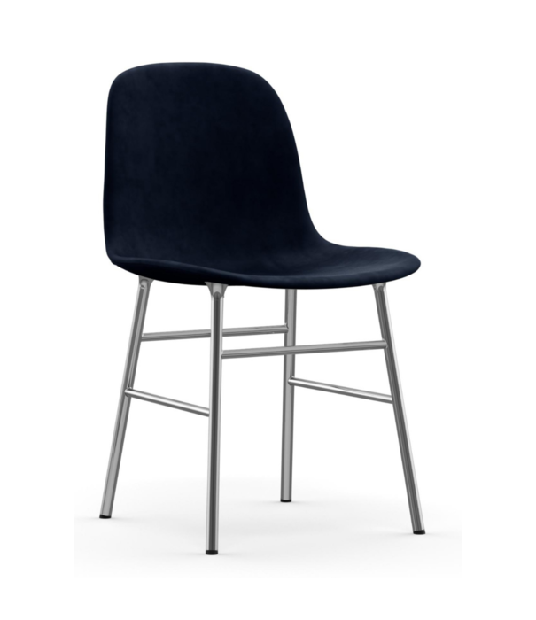 Normann Copenhagen  Normann Copenhagen -Form chair upholstered - chrome base