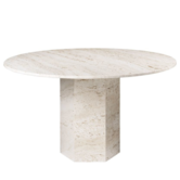 Gubi - Epic eettafel rond travertine Ø130