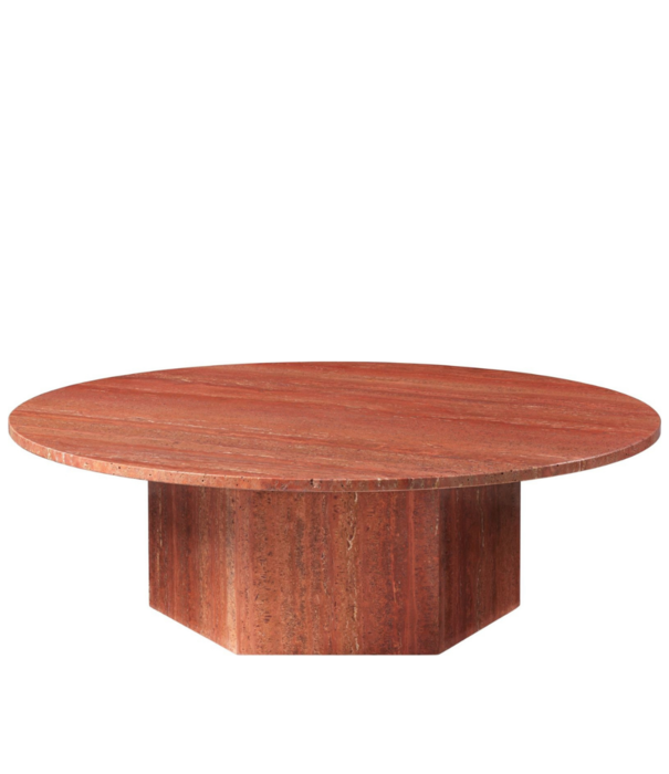 Gubi  Gubi - Epic coffee table round travertine Ø110