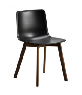 Fredericia - Pato wood stoel - gerookt eiken poten