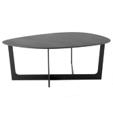 Model 5191 Insula coffee table black aluminium