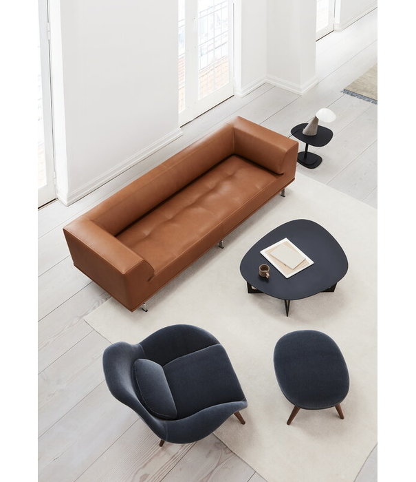Fredericia  Model 5191 Insula coffee table black aluminium
