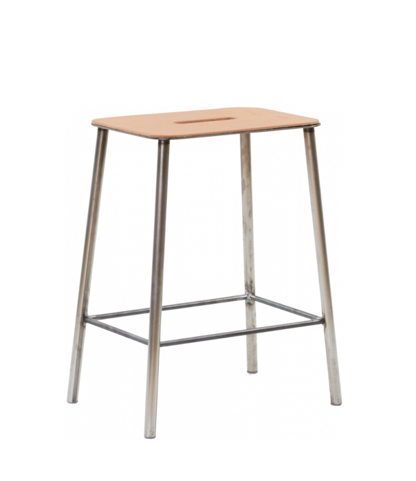 Frama  Adam stool leather seat