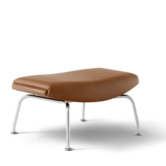 Model 1002, Wegner Ox ottoman, cognac Max leather