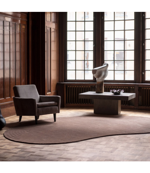 Layered  Layered Residue Rug bone white