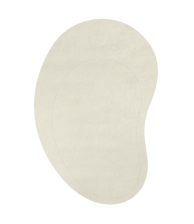 Layered - Residue rug bone white