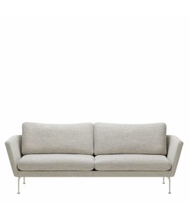 Vitra Suita 3-zits Bank Classic rugkussens, Cosaro stone melange
