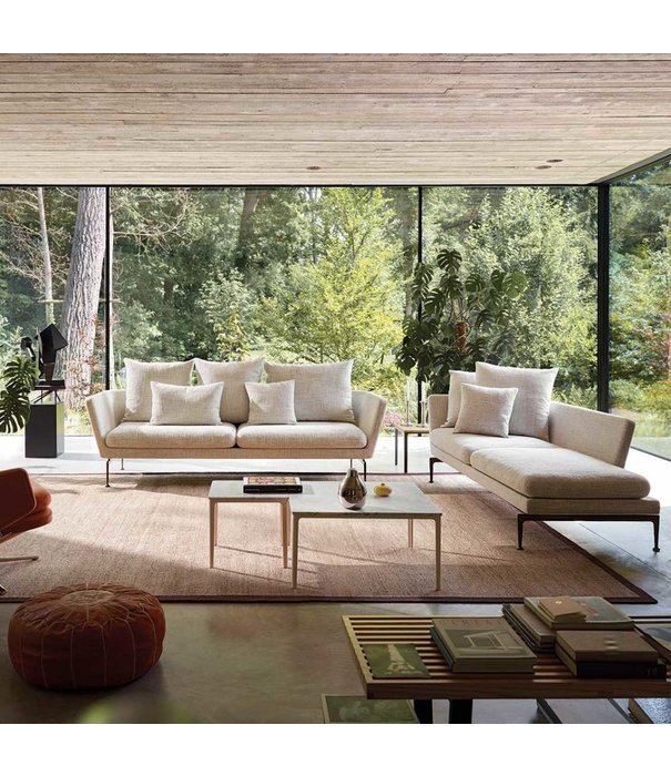 Vitra  Vitra Suita 3-zits Bank Rugpuntkussens, Cosaro stone melange