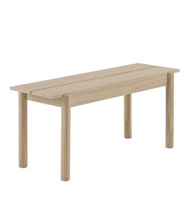 Linear Wood Bench 110cm