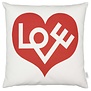 Vitra Graphic Print Pillows,  Love Heart kussen, crimson