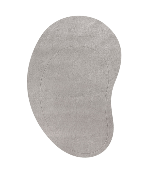 Layered  Layered Residue Rug bone white