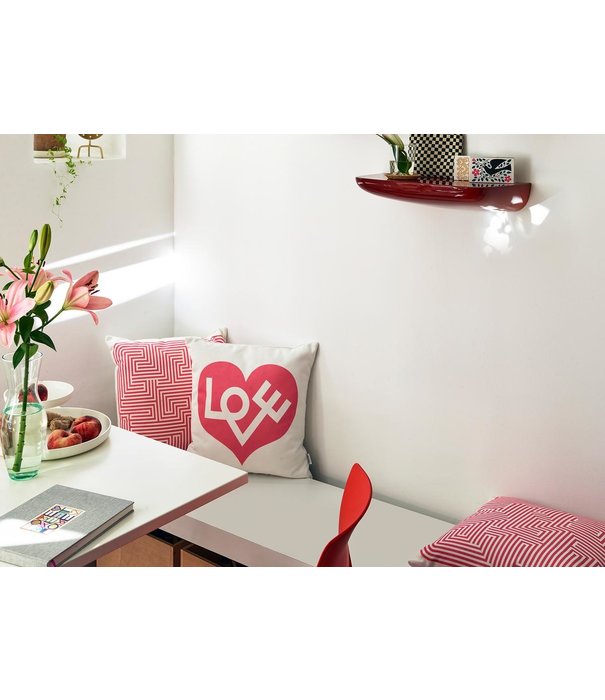 Vitra  Vitra - Graphic Print Pillows Love Heart, crimson