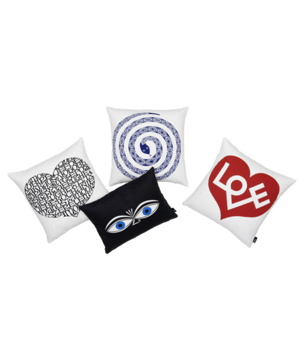 Vitra  Vitra - Graphic Print Pillows Love Heart, crimson