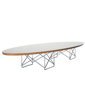 Vitra Elliptical Table ETR Coffee Table HPL white