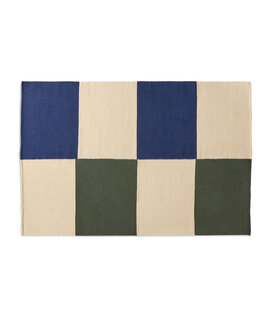 Hay Ethan Cook Flat Works Rug peach green check 200 x 300