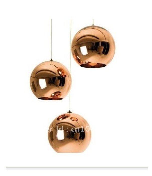 Tom Dixon  Tom Dixon - Copper Round hanglamp Ø25 LED