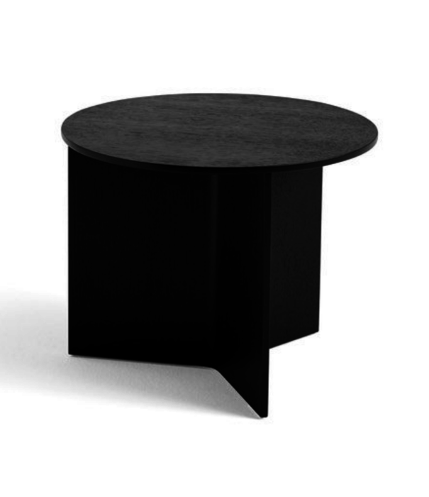 Hay  Hay - Slit bijzettafel rond eiken  Ø45
