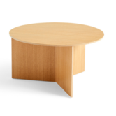 Hay - Slit coffee table wood round xl