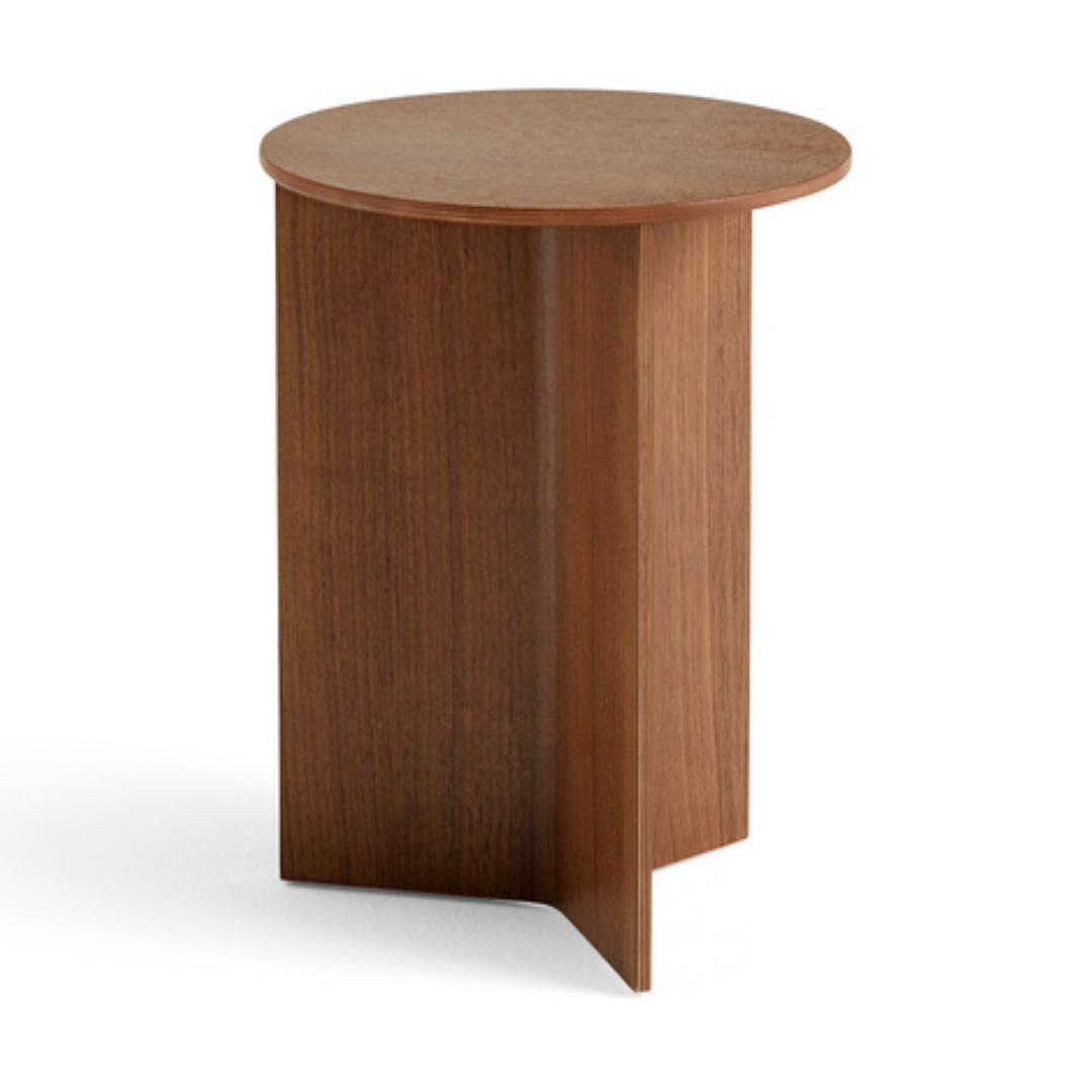 Slit table wood round high - NORDIC NEW