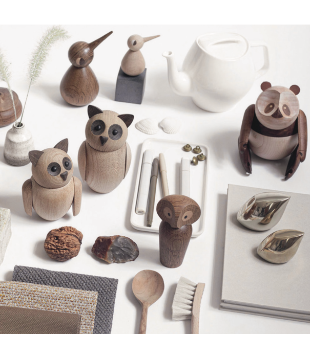 Architectmade  Bubo Owl oak
