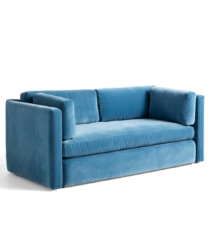 Hay - Hackney 2-seater Sofa - Lola blue velours