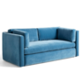 Hay - Hackney 2 seater sofa - Lola blue