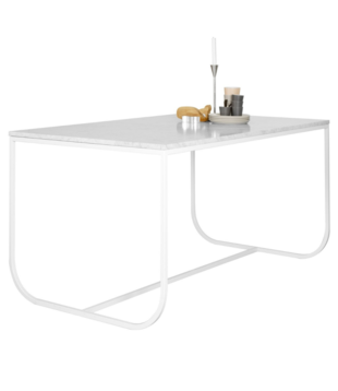 Asplund: Tati dining table Carrara marble L140