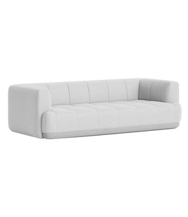 Hay - Quilton Duo 3-seater Sofa - fabric Steelcut Trio / Remix