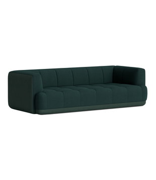 Hay - Quilton Duo 3-seater Sofa - fabric Vidar / Atlas