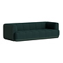 Hay - Quilton Duo 3-seater Sofa - fabric Vidar / Atlas