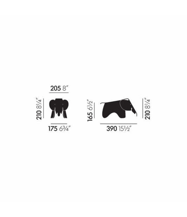 Vitra  Eames Elephant Small White RE