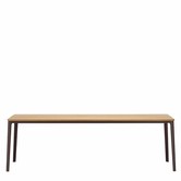 Vitra - Plate Dining Table solid oak, base black aluminium