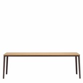 Vitra Plate Eettafel massief geolied eiken, basic dark 180cm