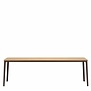 Vitra - Plate Dining Table solid oak, base black aluminium