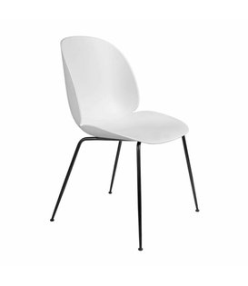 Beetle dining chair - conic base chrome